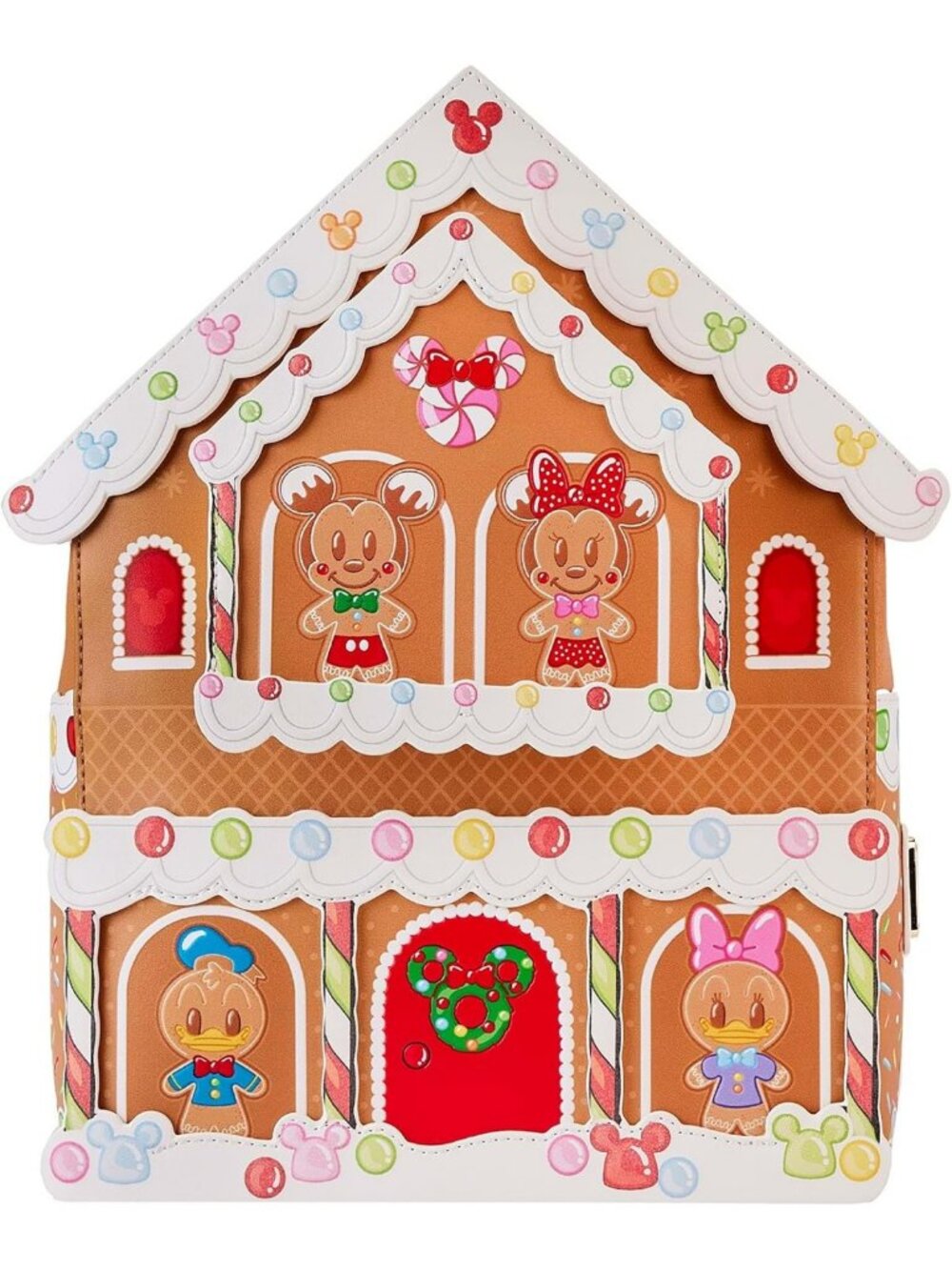 Gingerbread House Mini Backpack - Cute Disney-Inspired Bag for Mickey Fans